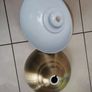 Matching Pair Metal Lamp Shades Image 2