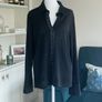 Ladies Black Top with Diamonte Details Size UK 14 / EU 42 Image 6