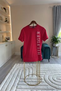 Boys Red Tommy Hilfiger Short-sleeve T-Shirt