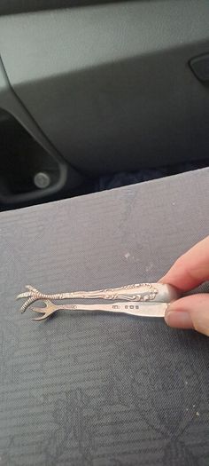 Silver Antique Tongs