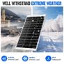 12V 120W ,12V  240W Mono Solar Panel Kit Caravan Campervan Off Grid Image 5