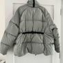 Adidas womens puffer jacket grey silver Image 6