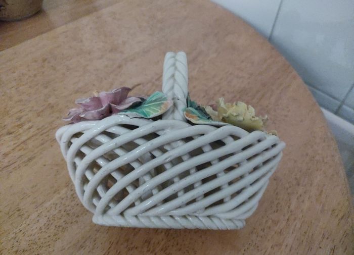 Ceramic Flower Basket