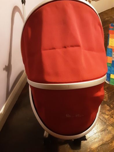 Red silver cross pram/buggy immaculate condition