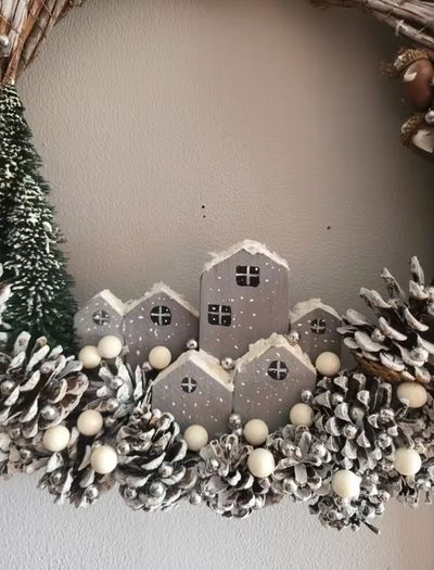Handcrafted Christmas wreaths