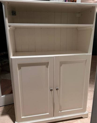 White Storage Cabinet / Bookcase