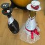 Groom and bride hand made bottles Image 2