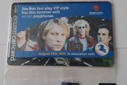 New mint John bon jovi call card