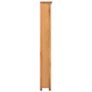 6-Tier Bookcase 80x22.5x170 cm Solid Oak Wood Image 2