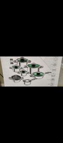Bio Kochen, 12 pce Stainless Steel, Thermo precision Cookware set