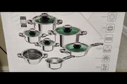 Bio Kochen, 12 pce Stainless Steel, Cookware set 16cm-24cm pot sizes