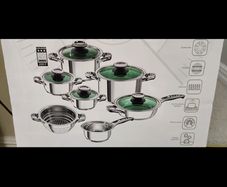 Bio Kochen, 12 pce Stainless Steel, Thermo precision Cookware set