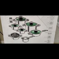Bio Kochen, 12 pce Stainless Steel, Thermo precision Cookware set