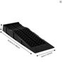 3T Extra Wide Car Ramps Pair Heavy Duty Plastic Loading Ramps For SUV Truck Van Up To 245mm Tyres Image 5