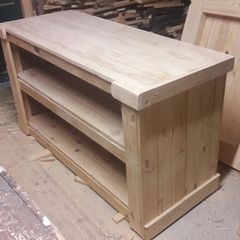 Rustic kitchen island