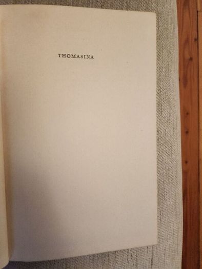 Paul Gallico books. Flowers  for Mrs Harris, Thomasina, and The small miracle. All hardback with dustjacket in good condition. Thomasina is a first edition.35