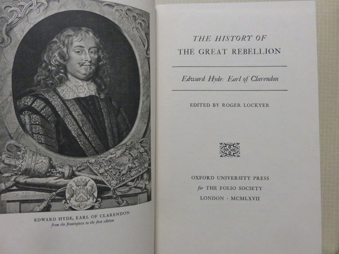 The History of the Great Rebellion, Hyde . Folio. 1967