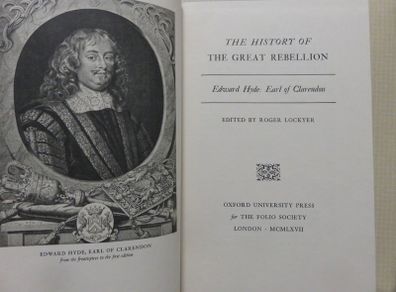 The History of the Great Rebellion, Hyde . Folio. 1967