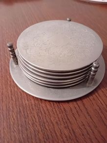 silver coasters