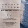 OUI striped white blue jumper UK 10 Image 7