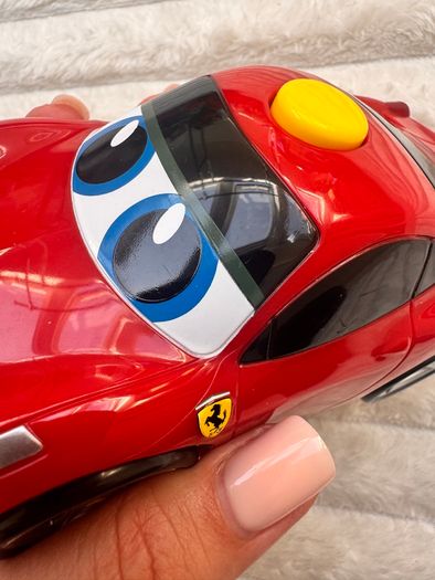 BB Junior Ferrari Car Press & Go Toy Red Kids Sports car approx. 13 cm. Length never used Please see photos