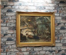 Oil Painting - Mining Scene