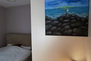 Original Painting on Canvas - Irish Coast Vibe Seascape (30x50cm)