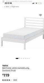 Ikea Single White Bed Stuva Range