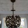 Chandelier brass and russian crystal Image 2