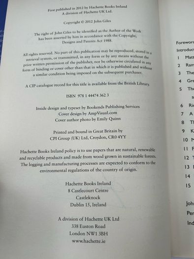 SIGNED John Giles The Great & The Good Hardback Leeds Ireland Football Legend