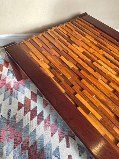 Vintage 70s Percival Lafer Coffee Table, Brazil, Exotic Wood