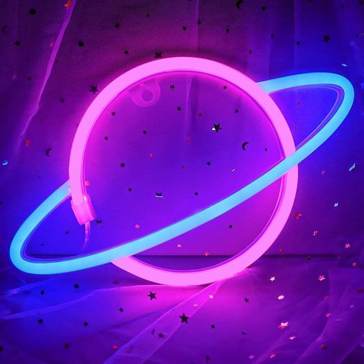 NEW SALE | Good Vibes Neon Sign,Neon Light Powered by USB with Switch, Ice Blue Led Neon Light Sign for Bedroom,Wall Decor,Game Room,Party, Bar Decor