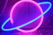 NEW SALE | Good Vibes Neon Sign,Neon Light Powered by USB with Switch, Ice Blue Led Neon Light Sign for Bedroom,Wall Decor,Game Room,Party, Bar Decor