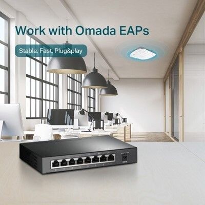 8-Port Gigabit Desktop Switch with 4-Port PoE