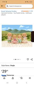 sylvanian families toy poodle family