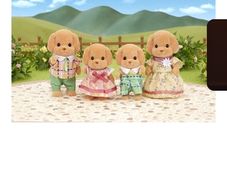 sylvanian families toy poodle family