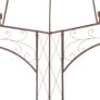 Garden Pavilion Antique Brown 3 m Iron Image 4