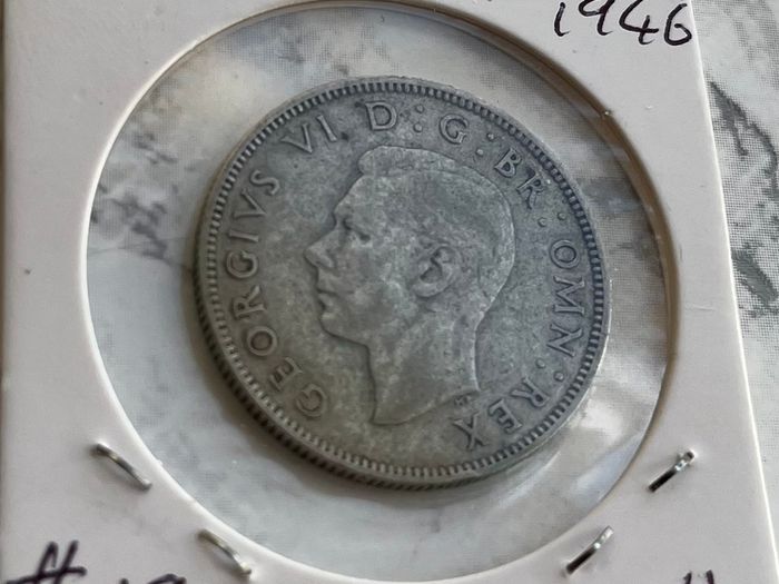British Florin 1946 (50% silver)