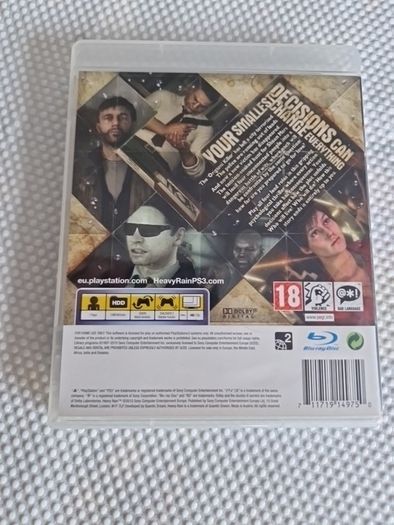 Heavy Rain PlayStation3 Ps3 Games Original