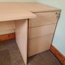 Large desk and Cabinet Image 4