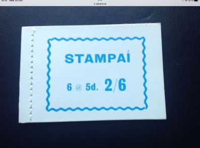 Irish stamps, 1966 definitive booklet HB14