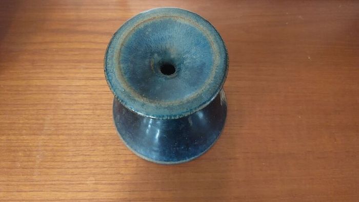 Lovely Vintage Louis Mulcahy Small Posy Vase/Candle Holder in Excellent Condition, May Have Originally Been an Oil Burner