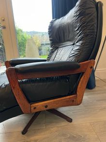 danish mid century swivel