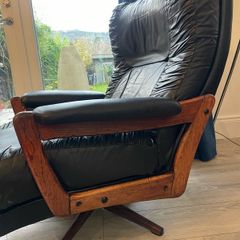 danish mid century swivel