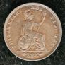 1828 Farthing George IV Coin Image 5