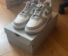 Nike Air Force 1 07 Next Nature Wolf Grey University Blue UK 6.5 EU 40.5 Box Included