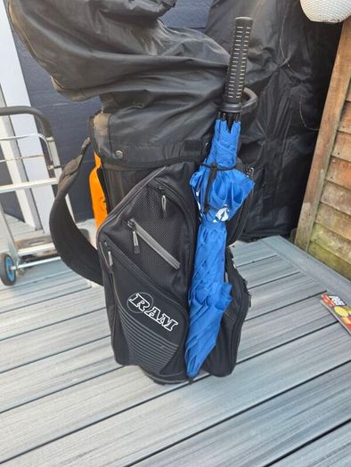 Golf clubs and bags