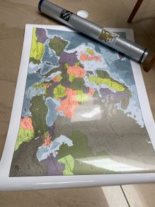 world map magnetic.
