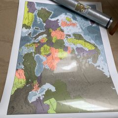 world map magnetic.