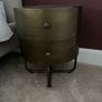 Round Brass Cabinets / Lockers x 2 Brand New Image 3
